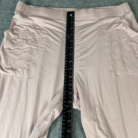 Duluth Trading Co Pants Womens Large Short Tencel Modal Stretch Loungewear Pink - Picture 4 of 11